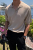 ROMA - CORDUROY COTTON POLO SHIRT