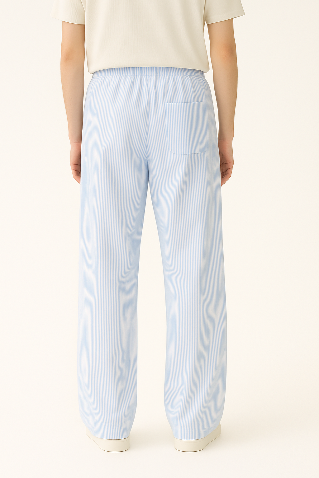 Pantalon décontracté à rayures