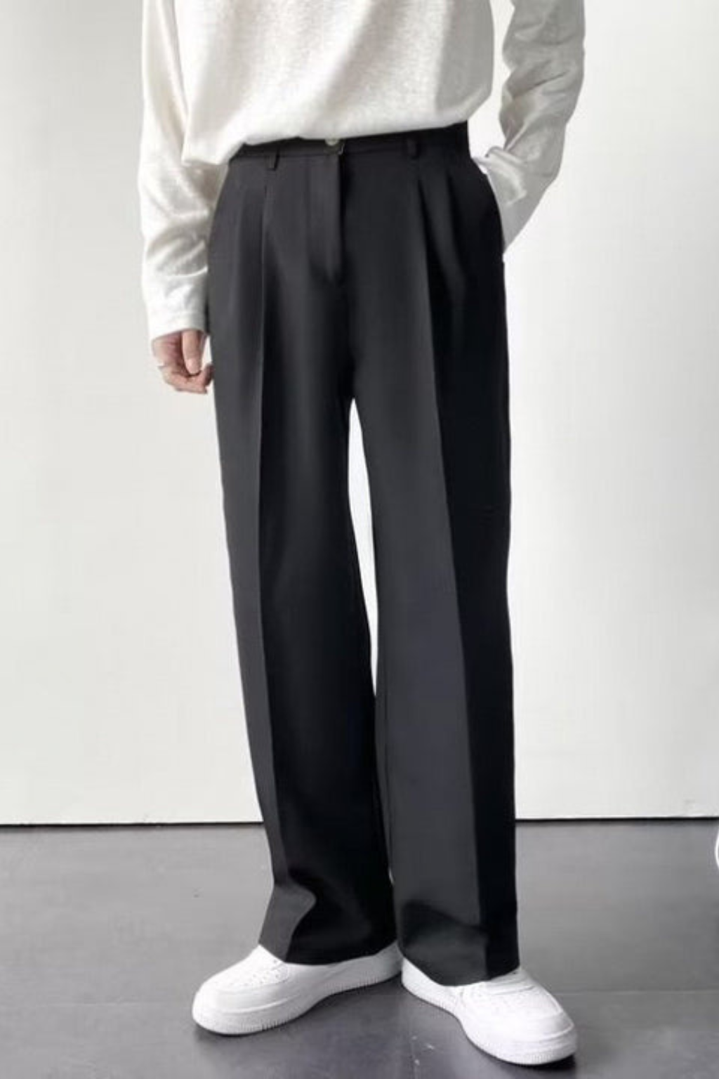 Straight cut dress pants