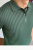 TURIN - RIBBED COTTON POLO SHIRT
