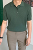 TURIN - RIBBED COTTON POLO SHIRT