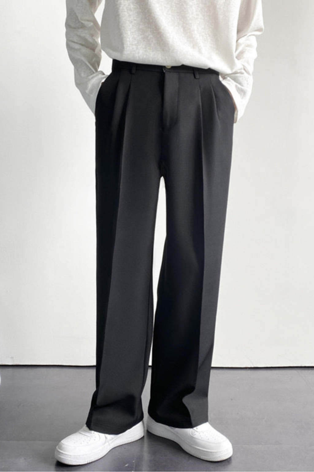 Straight cut dress pants