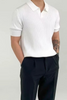 ROMA - CORDUROY COTTON POLO SHIRT