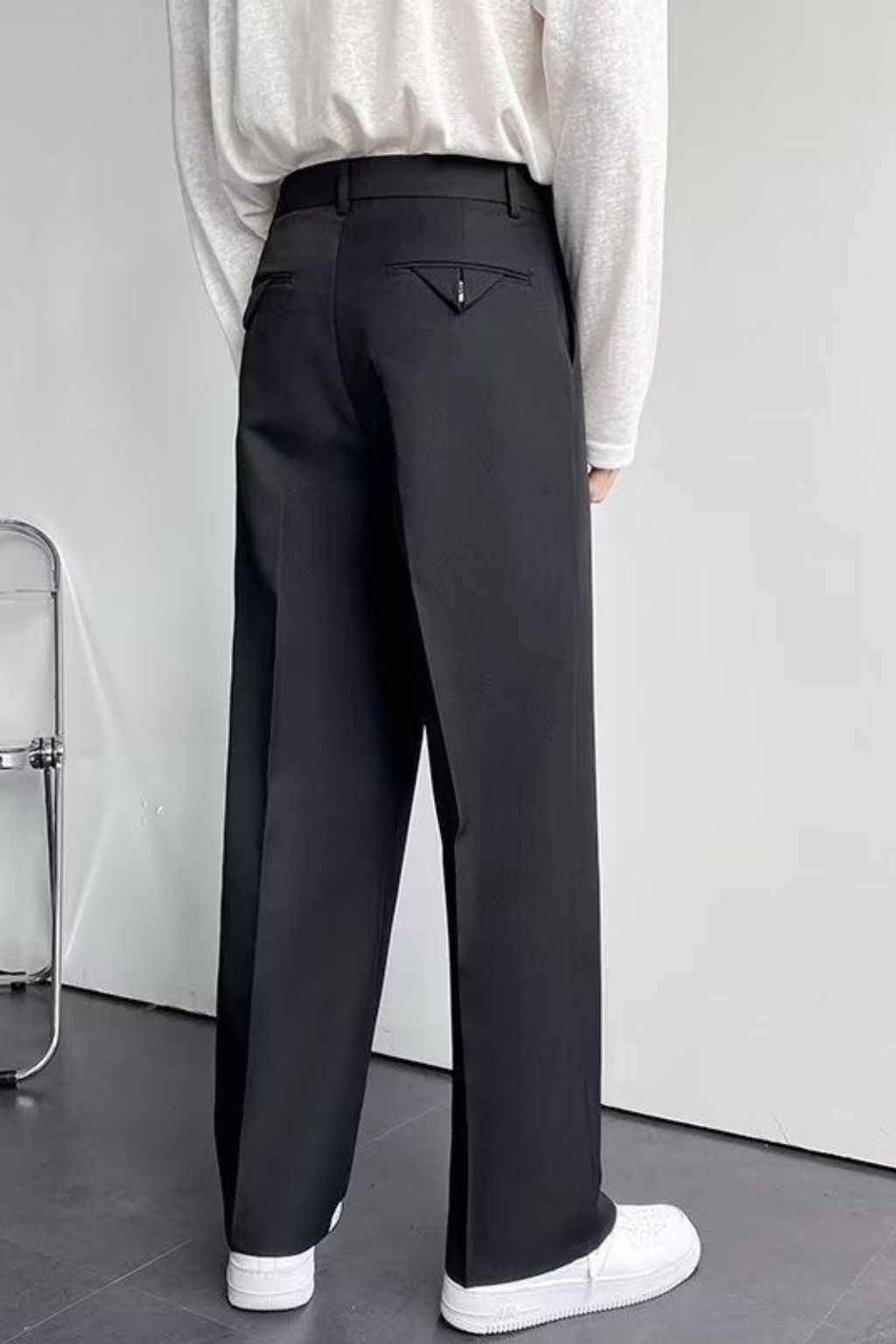 Straight cut dress pants