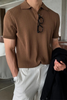 TURIN - RIBBED COTTON POLO SHIRT
