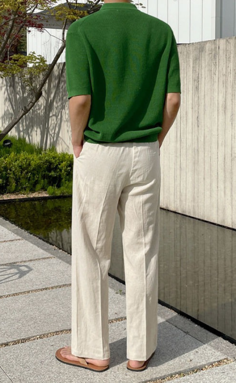 CASUAL LINEN PANTS