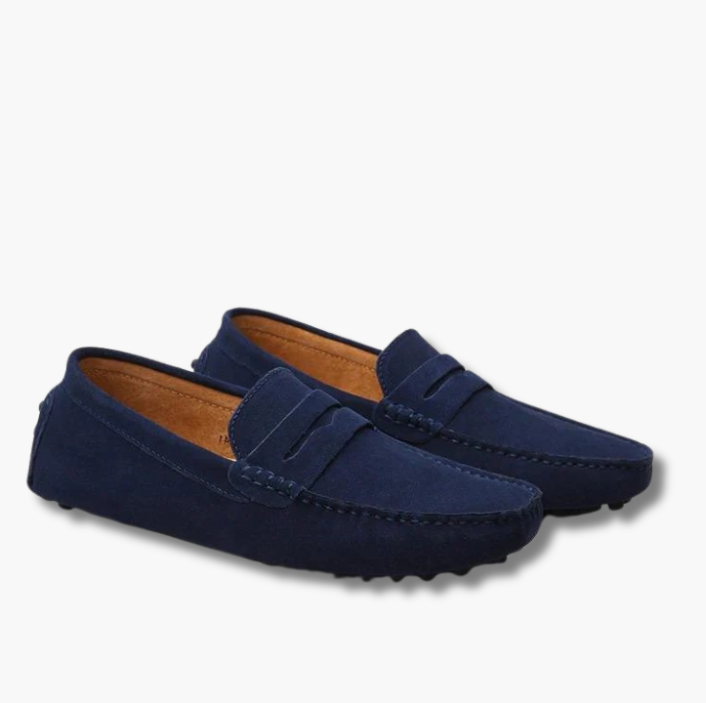 Suede loafers