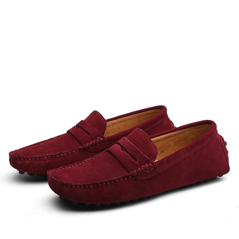 Suede loafers