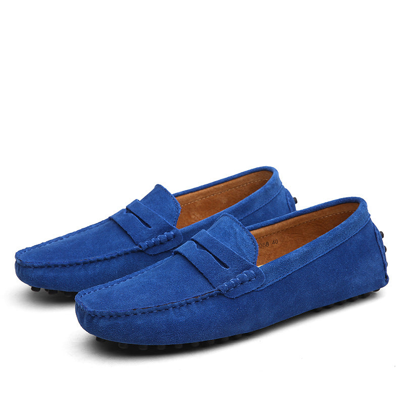 Suede loafers
