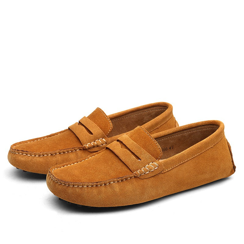 Suede loafers