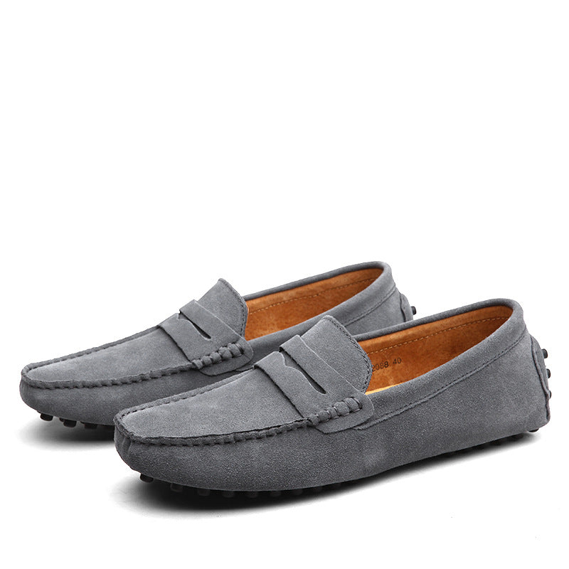 Suede loafers