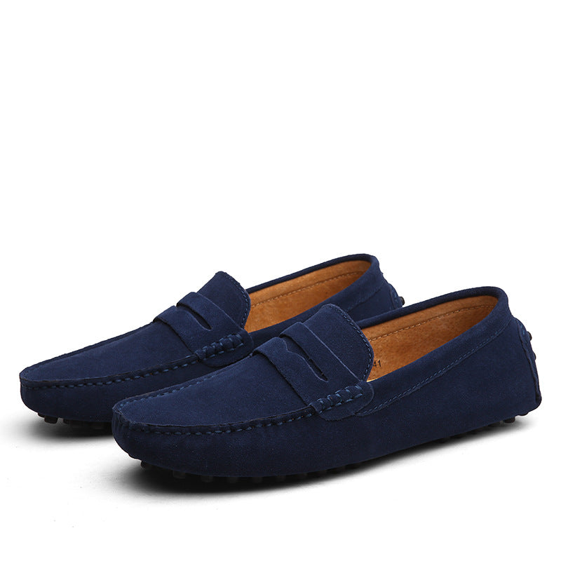 Suede loafers