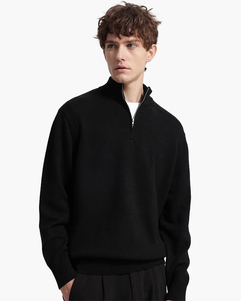 100% wool crew neck sweater