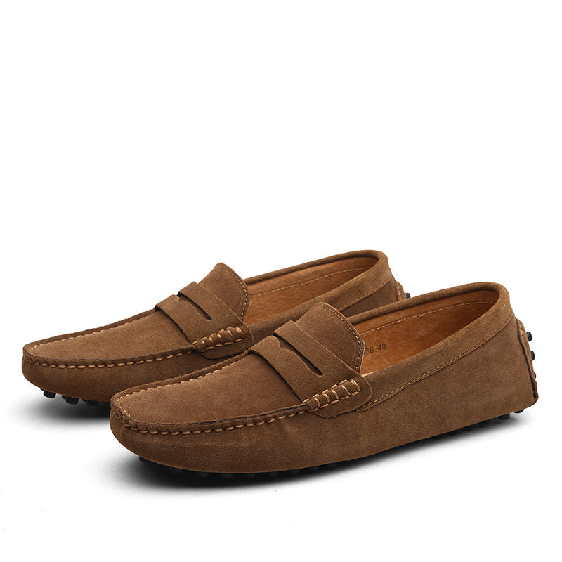Suede loafers
