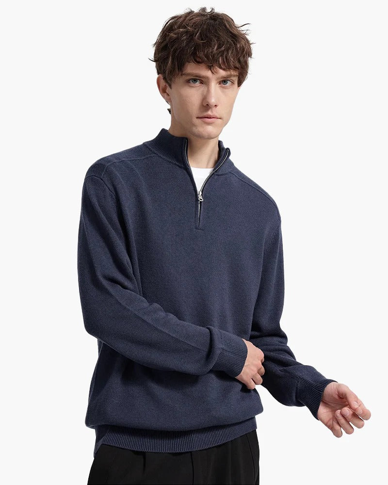 100% wool crew neck sweater