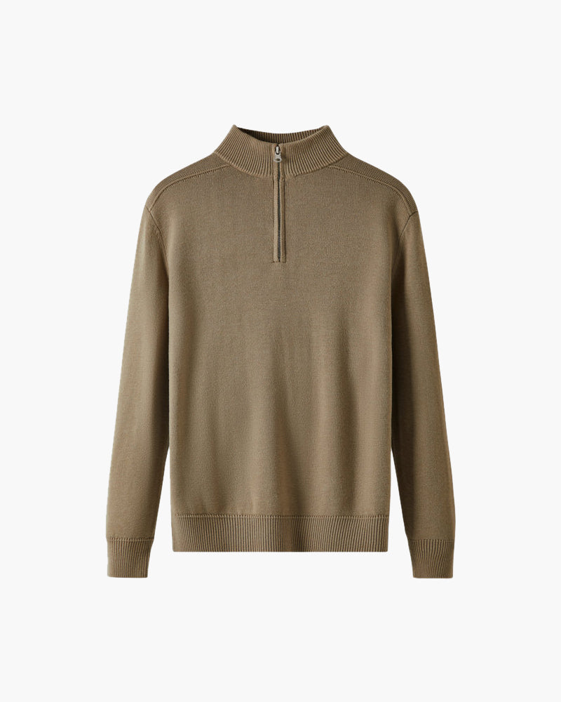 100% wool crew neck sweater