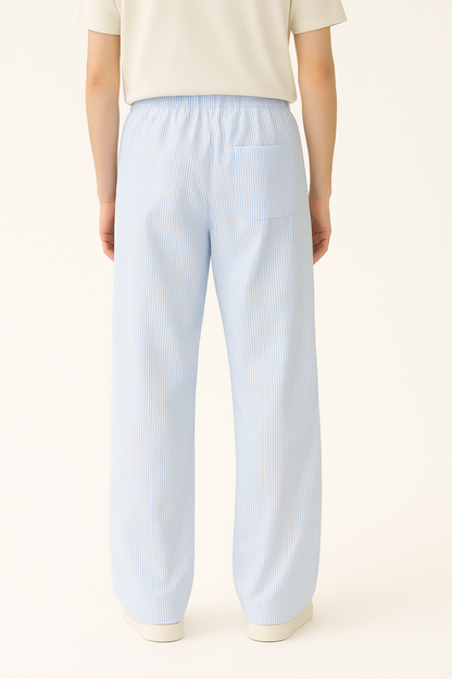 Pantalon décontracté à rayures