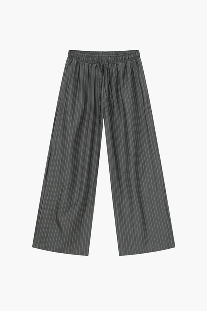 Pantalon décontracté à rayures
