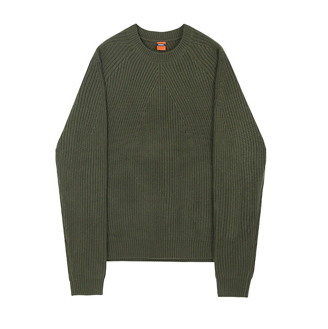 Pull en maille col rond