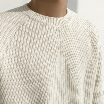Pull en maille col rond