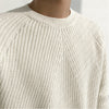 Pull en maille col rond
