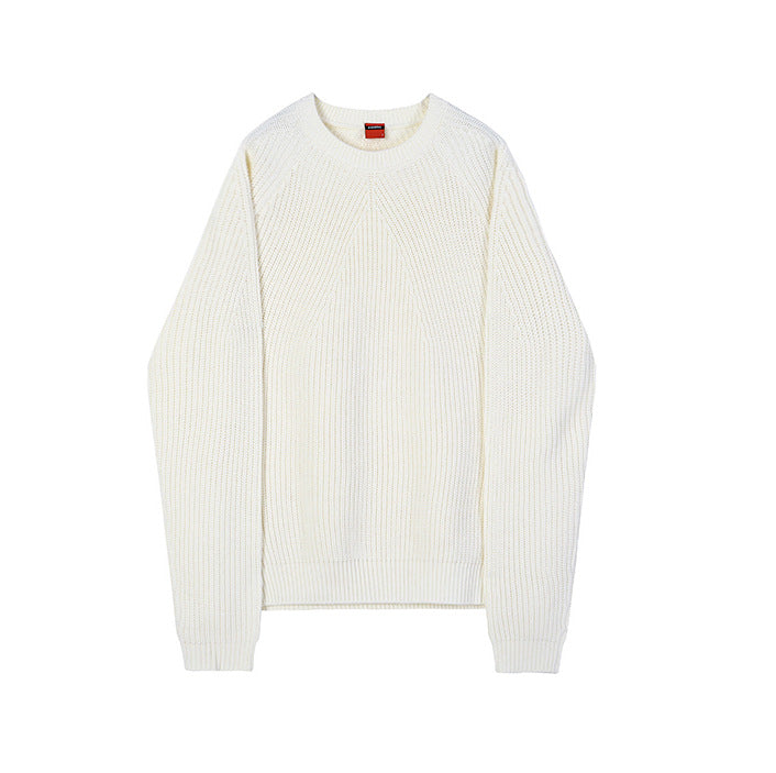 Pull en maille col rond