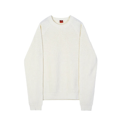 Pull en maille col rond