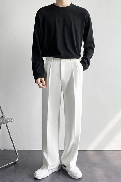 Pantalon coupe droite habillé