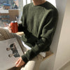 Pull en maille col rond